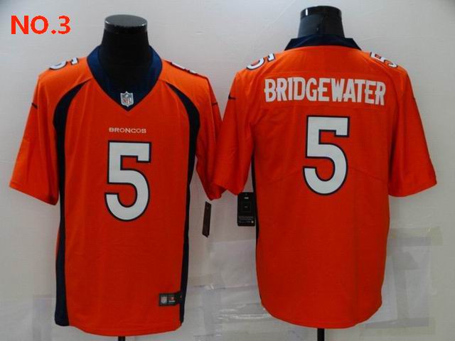 Men's Denver Broncos #5 Teddy Bridgewater Jersey NO.3 ;